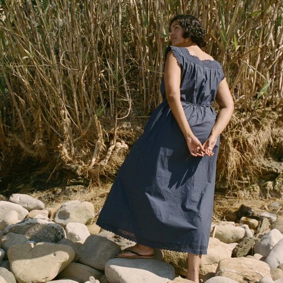 Doen Saison Dress in Adriatic - Picture 2 of 7